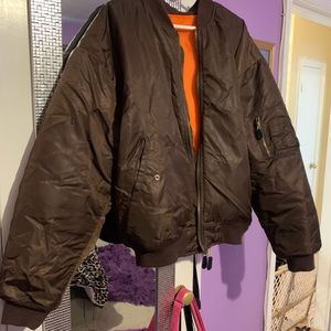 Mens Bomber Coat